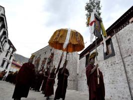 Shoton Festival Drepung Monastery Lhasa